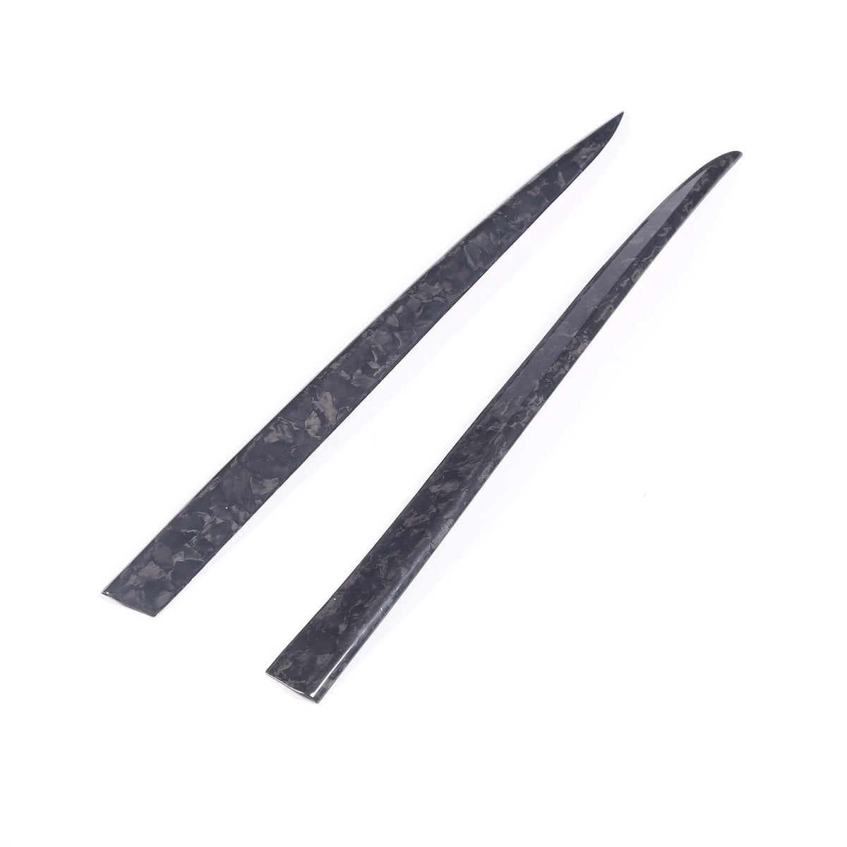 Forged Real Carbon Fiber Front Bumper Trim Strip Cover For Toyot Supra 2019-2024 11