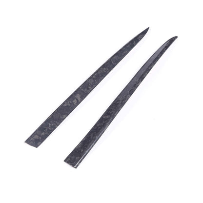 Forged Real Carbon Fiber Front Bumper Trim Strip Cover For Toyot Supra 2019-2024 11
