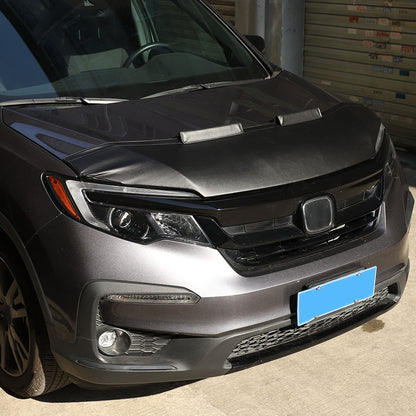Black Car Bonnet Hood Bra Protector Mask Cover For Honda Pilot 2015-2022 US 7