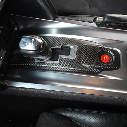 Real Carbon Fiber Gear Shift Panel Trim Cover For Nissan GTR R35 2008-2016 US 5