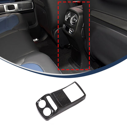 Honeycomb Carbon Fiber Rear Air Vent Outlet Trim For Benz G-Class W463 21-23 3