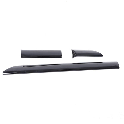 Glossy Black ABS Dashboard Cover Strip Trim For Toyota Tundra 2014-2021 3