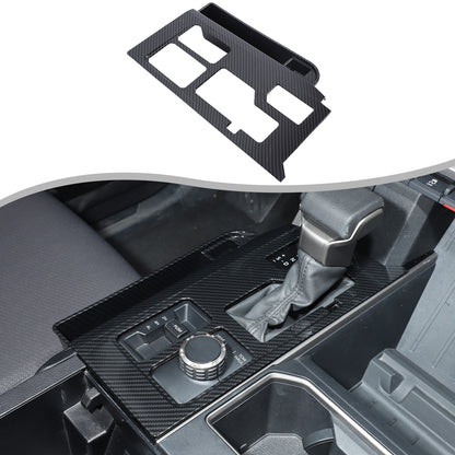 Carbon Center Console Gear Shift Panel Storage Box For Toyota Tundra/Sequoia 22+ 9