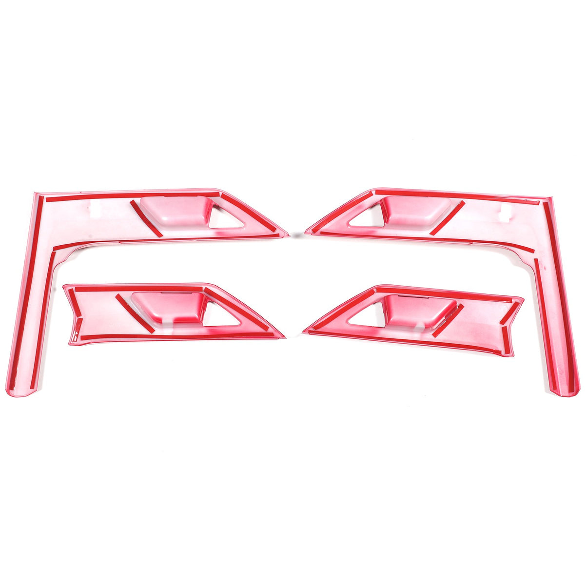 Sport Red ABS Inner Interior Door Bowl Trim Cover For Lexus GX 2024+ 4