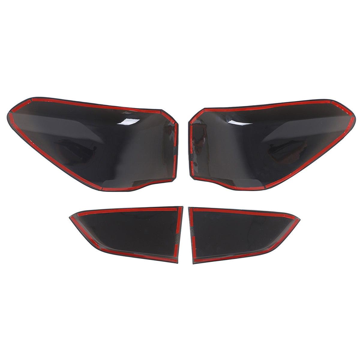 Smoked Black Rear Tail Light Guard Cover Trim Bezel For BMW X1 F48 20-22 US 11