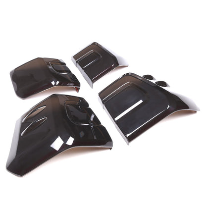 Smoked Black Tail Light Lamp Cover Trim For Toyota Land Cruiser Prado 2018-22 23