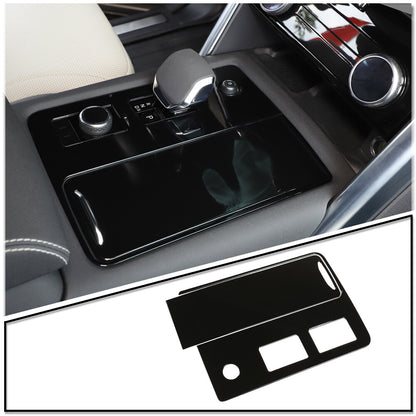 Glossy Black Center Gear Shift Cover Trim for Land Rover Discovery 5 2020-21 14