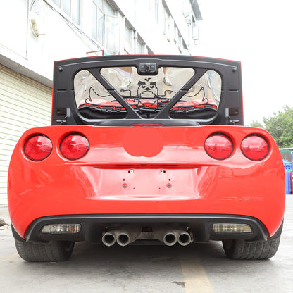 Angry Bird Steel Trunk Tailgate Lid Trim Panel Cover For Corvette C6 2005-2013 9