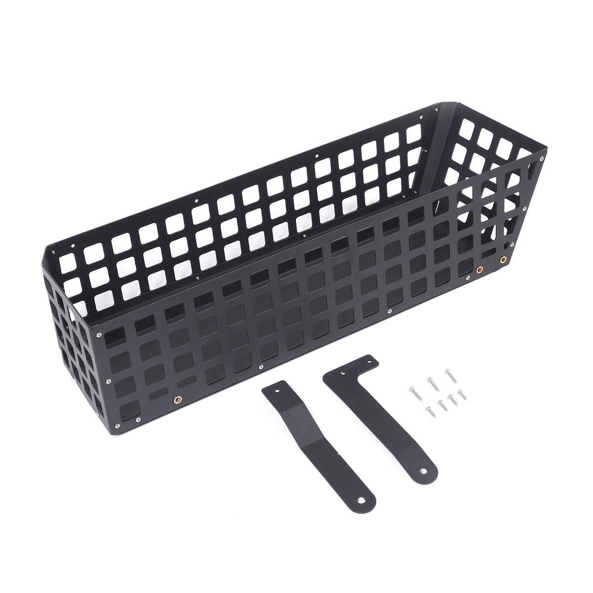 Black Alloy Trunk Left Side Storage Basket Trim Tray For Benz G-Class 2004-2018 18