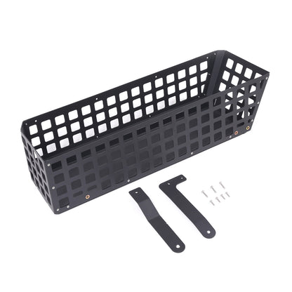 Black Alloy Trunk Left Side Storage Basket Trim Tray For Benz G-Class 2004-2018 18