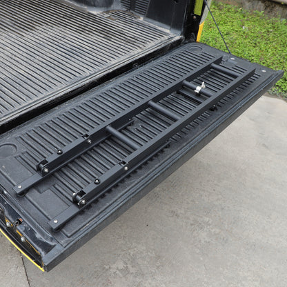 Black Alloy Truck Step Stair Tailgate Foot Ladder for TOYOTA TUNDRA 2007-2021 7