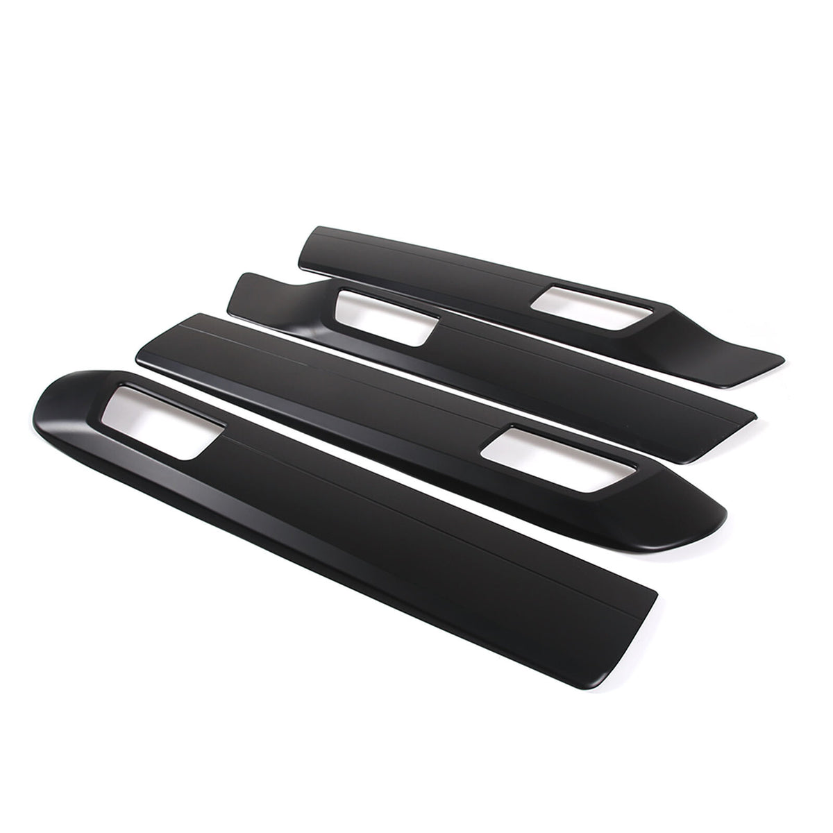 Matte Black Inner Interior Door Handle Panel Trim Cover For Toyota Tundra 2022+ 11