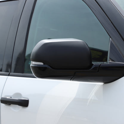 Matte Black Mirror Covers +Door Handle Cover Kit For Toyota Tundra 2022 3