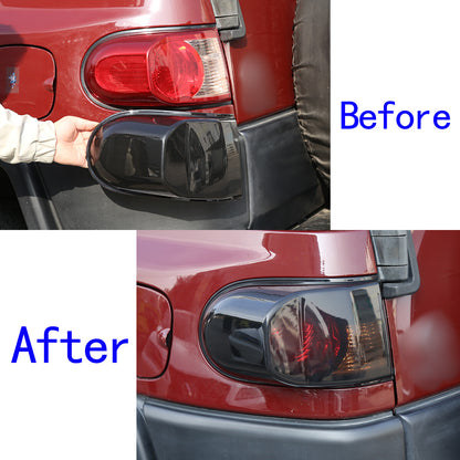 Smoked Black Tail Light Lamp Cover Guard Trim For Toyota FJ Cruiser 2007-21 11