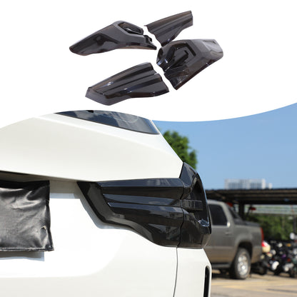 Smoked Black Rear Tail Light Guard Decor Cover Trim Bezels For BMW X3 G01 22-24 1