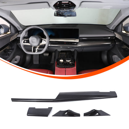 Carbon Fiber Console Dashboard Panel Trim Cover For BMW 5 Series G60 i5 24+ US 20