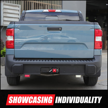 Red Aluminum Alloy Trailer Mount Receiver Hitch Tow Hook For Ford Maverick 2022+ 18