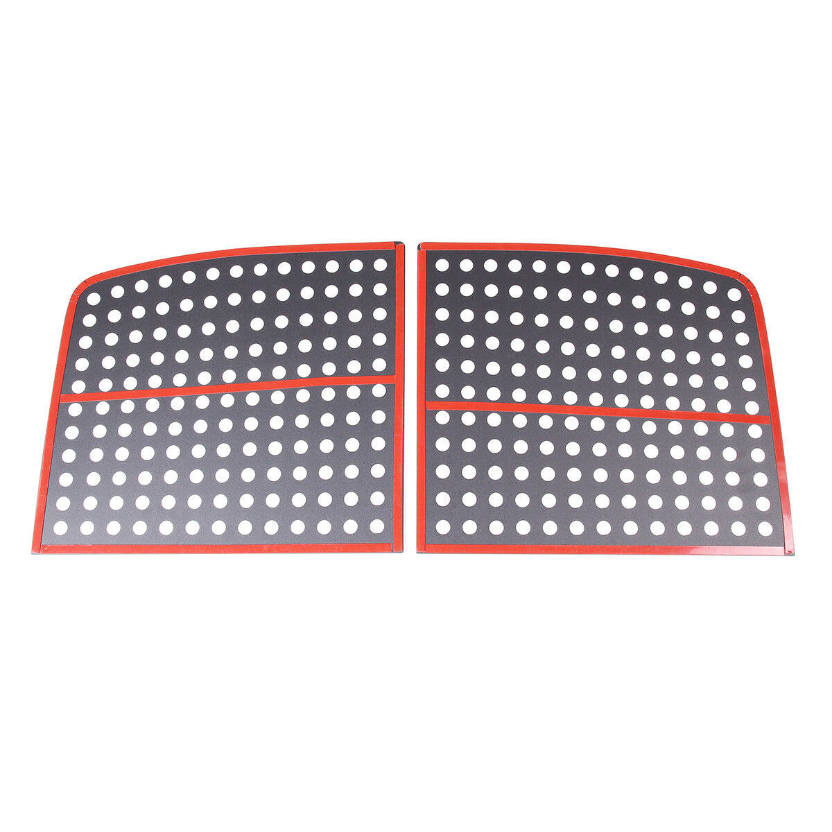 For Toyota FJ Cruiser 2007-2022 Rear Quarter Window Honeycomb Frame Trim Cover 9