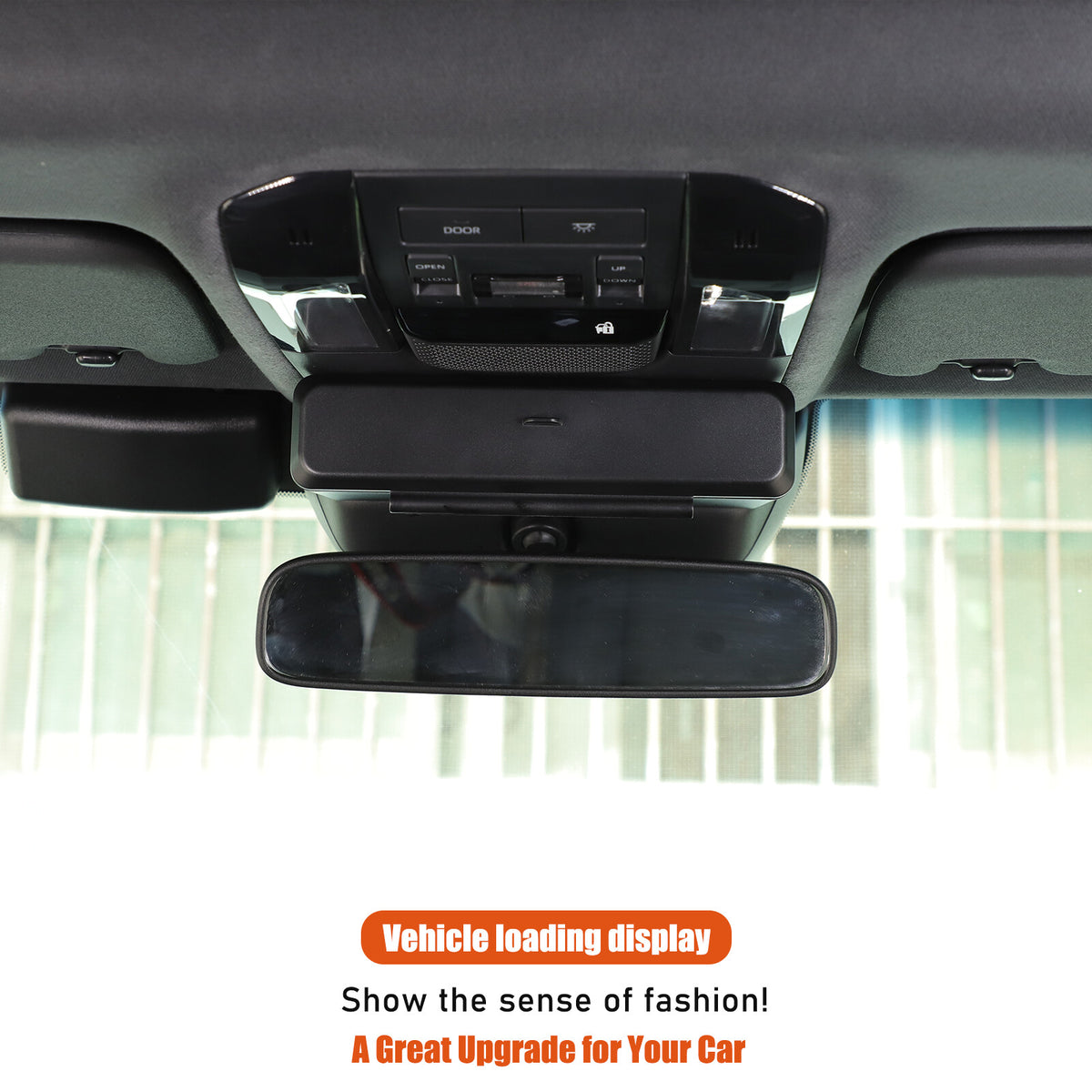 Interior Rearview Mirror Base Storage Box For Toyota Land Cruiser LC250 24+ US 4