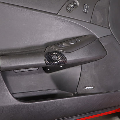 ABS Carbon Fiber Interior Exterior Cover Trim Kit For Corvette C6 2005-2013 45