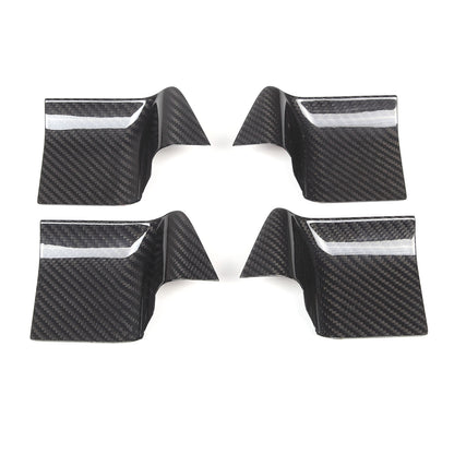 Real Carbon fiber Inner Door Handle Bowl Cover Trim For LR Defender 110 2020-24 13