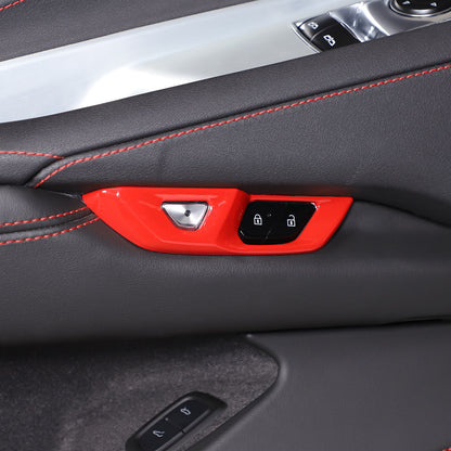 Red Full Interior Set Dash Panel Decor Cover Trim Kit For Corvette C8 2020-25 - Variants 16-20 26