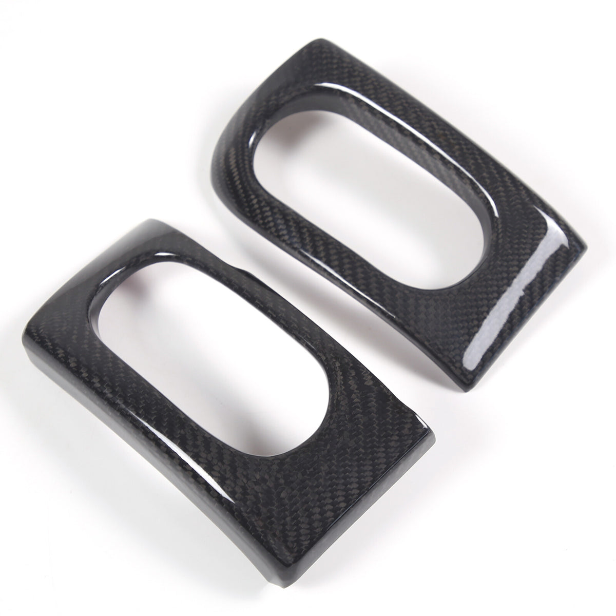 Real Dry Carbon fiber Side Air Outlet Vent Panel Trim For Corvette C6 2005-2013 7