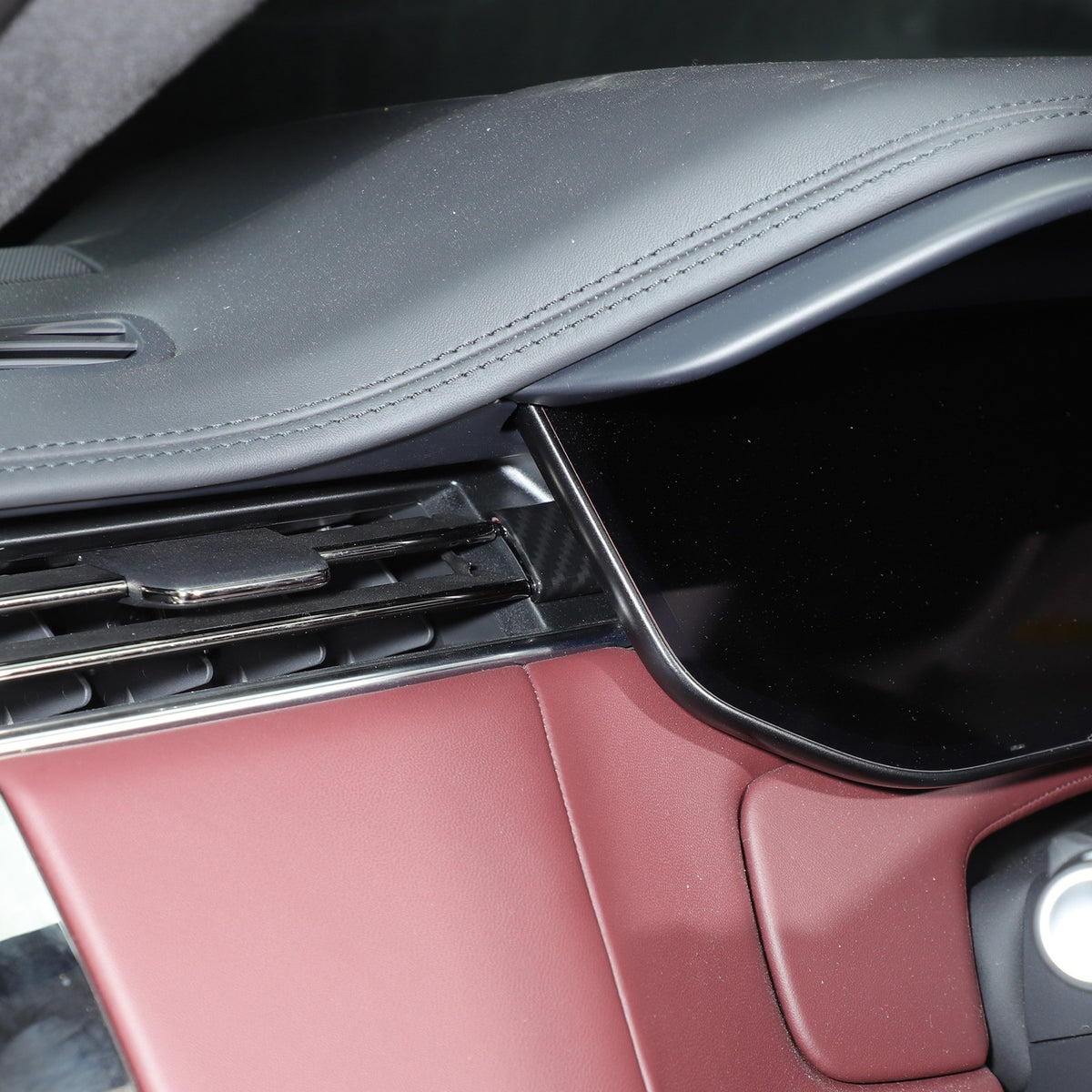 Carbon Fiber Dashboard Air Vent Side Trim For LR Range Rover Sport/Vogue 23+ US 17