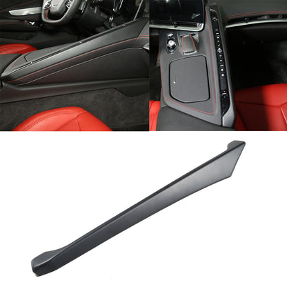 Matte Black ABS Full Interior Set Cover Trim Kit For Corvette C8 2020-25 - Styles 6-10 65