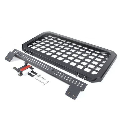 Aluminum Rear Window Armor Protector Molle Panel Cover For Hummer H2 SUV 03-09 16