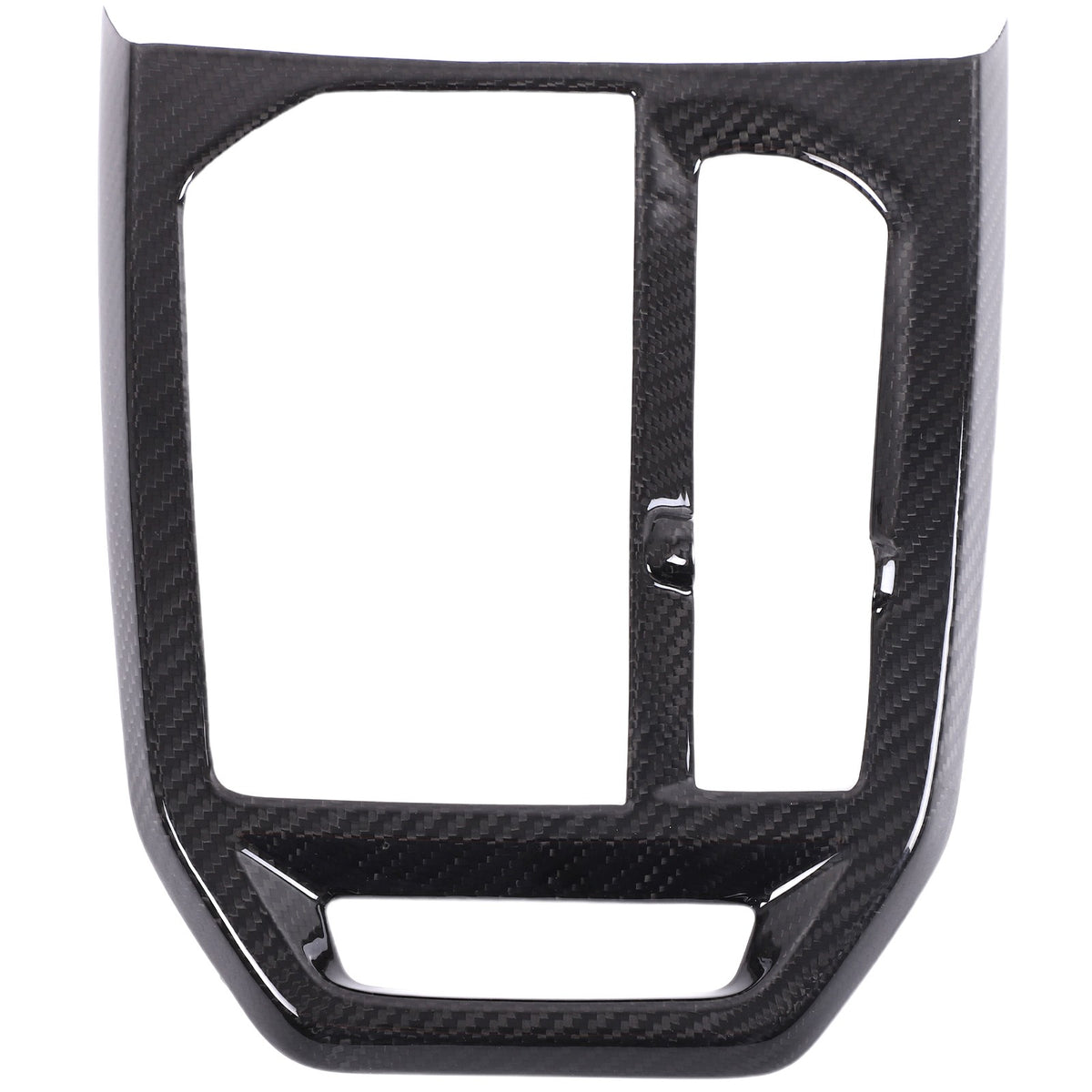 Real Carbon Fiber Center Console Gear Shift Frame Trim For BMW iX I20 2022-2024 14