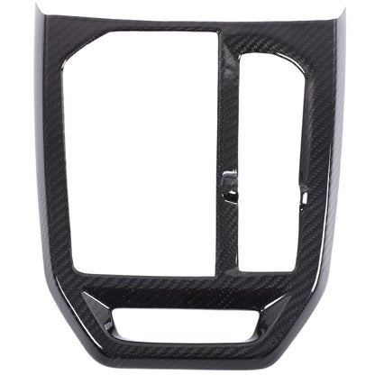Real Carbon Fiber Center Console Gear Shift Frame Trim For BMW iX I20 2022-2024 14