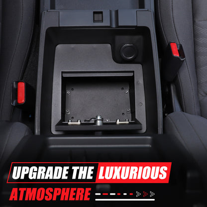 Center Console Safe GUN Storage Lock Box W/ TRAY For Nissan Frontier 2022+ 16