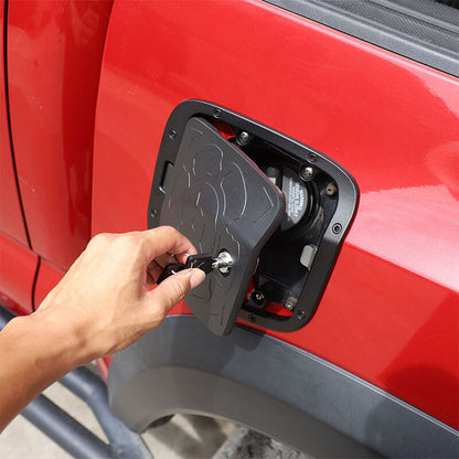Flower Locking Fuel Door Gas Tank Cap Cover Lock Key For Toyota Tacoma 2016-23 5