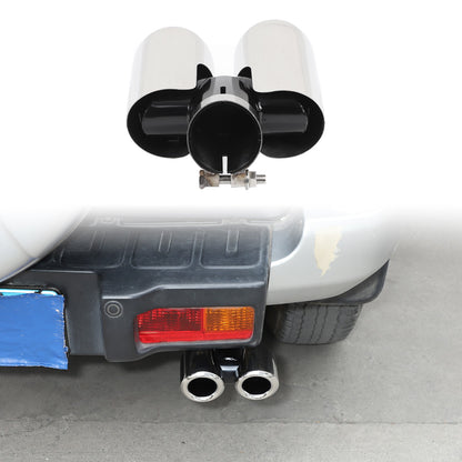 Silver Stainless Steel Exhaust Tail Pipe Tip For Toyota FJ Cruiser 2007-2021 US 5