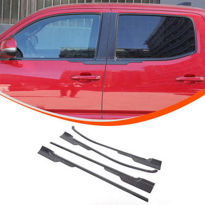 ABS Carbon Exterior Window Bottom Sill Trim Strip For Toyota Tacoma 2015-2022 US 4