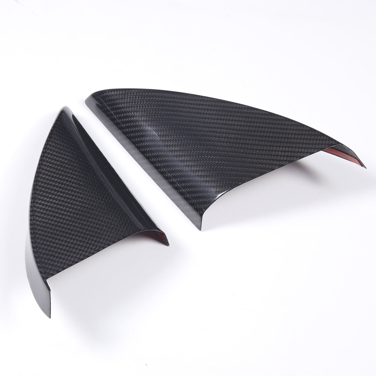 Real Carbon Fiber Inner Triangle A Pillar Trim For Lamborghini URUS 18-23 US 11