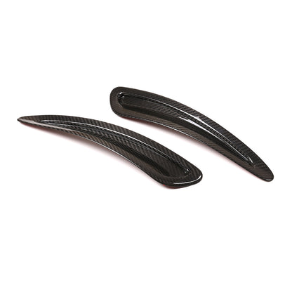 2pcs Real Carbon Fiber Side Hood Vent Covers For Toyota Supra A90 MKV 2019-24 4