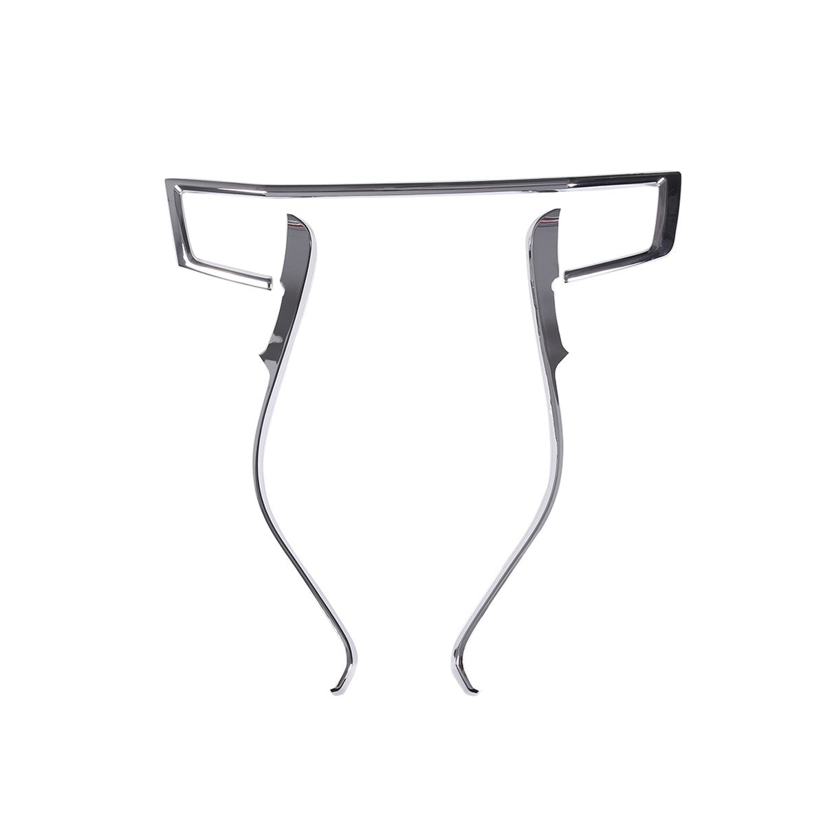 ABS Silver Center Console Air Vent Trim For Toyota Alphard 2011-2014 3