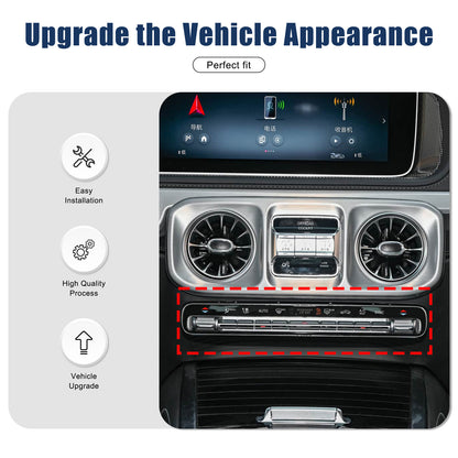 Real Carbon Fiber Air Conditioning Switch Trim For Benz G Class W465 G500 2025+ 15