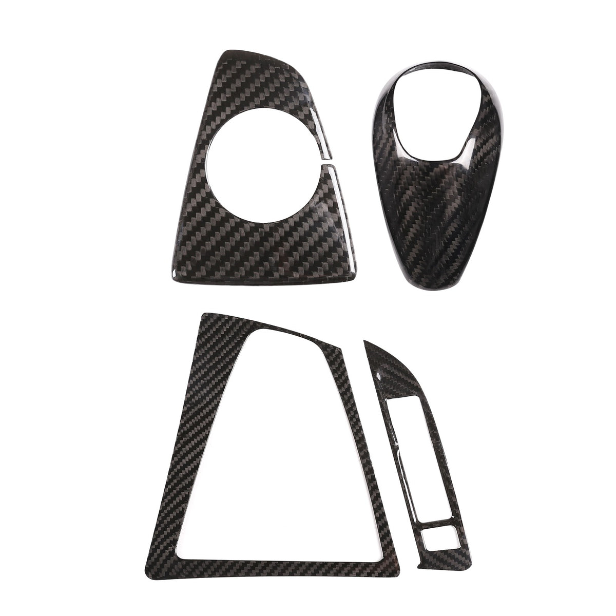 Real Carbon Fiber Center Console Panel Trim Set For BMW M3/M4 F80/F82 2014-2019 6