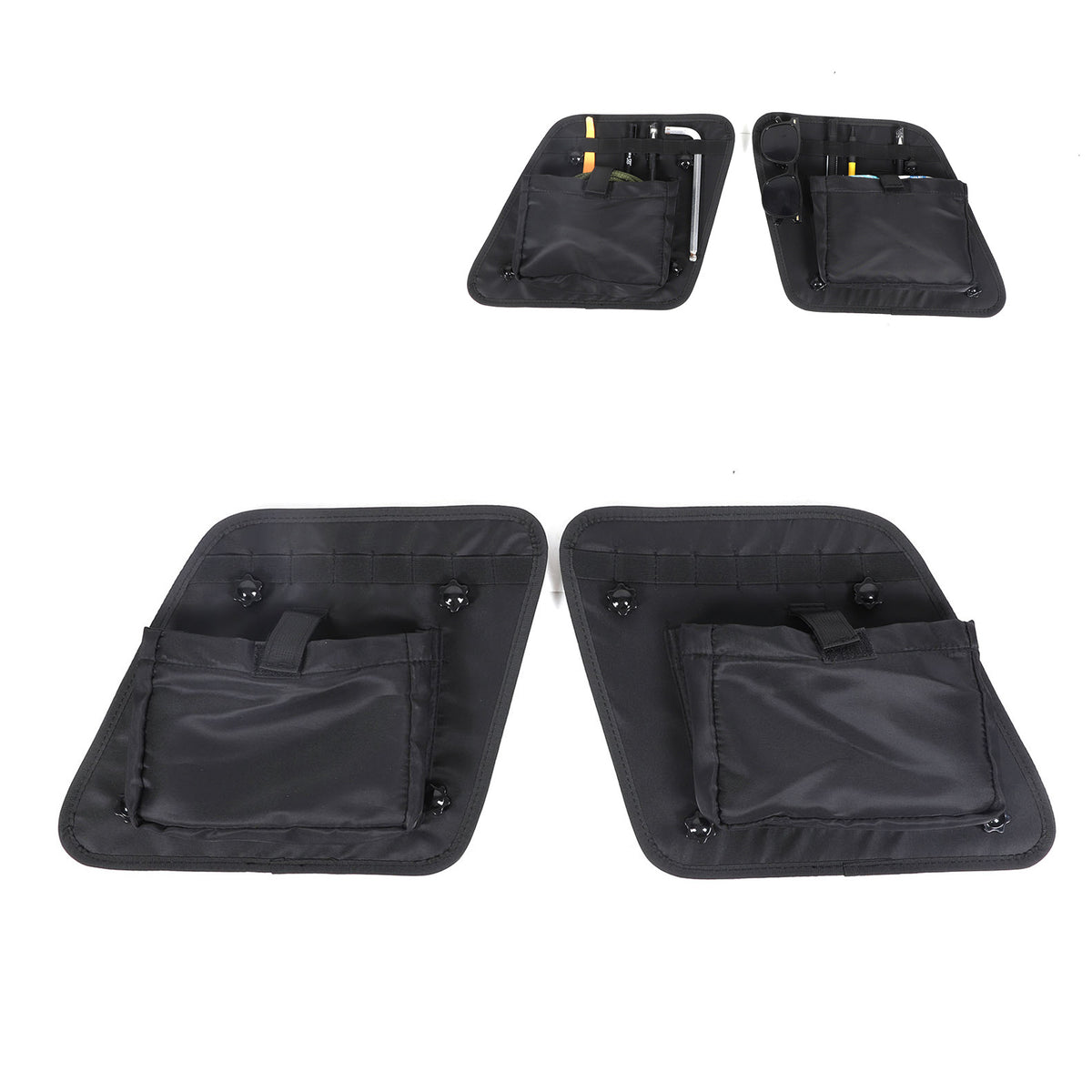 Rear Trunk Anti-roll Window Storage Bag Organizer Oxford For Toyota FJ 2007-2014 8