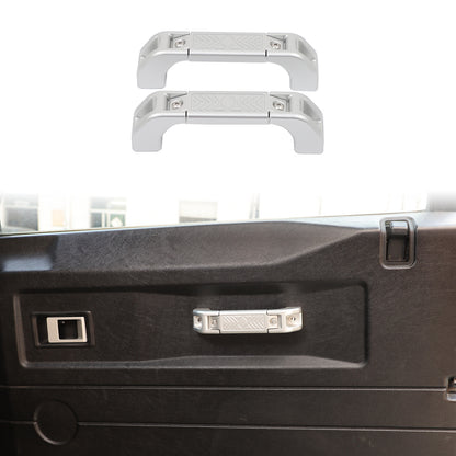 Mecha Silver Replacement Interior Door Handle Grab For LR Defender L316 2004-18 8