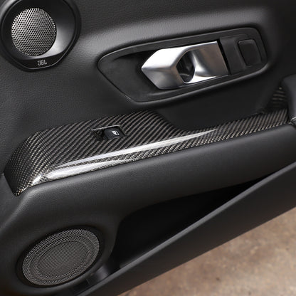 Real Carbon Fiber Full Interior Set Decor Trim Kit For Toyota Supra A90 MK5 19+ 37