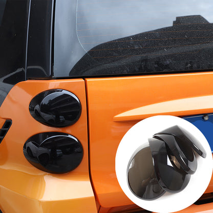 Smoked Rear Tail Light Guard Cover Trim Bezel For Smart Fortwo 451 09-15 US 17