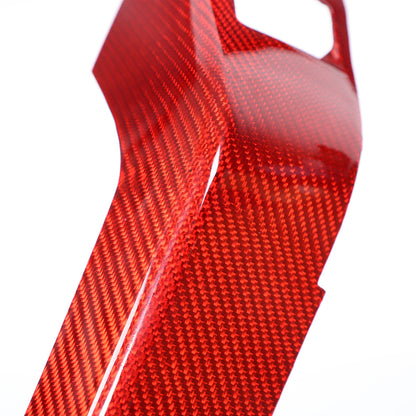 Red Carbon Fiber Window Lift Button Panel Cover Trim For Corvette C7 2014-2019 16