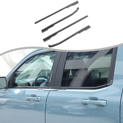 ABS Carbon Fiber Exterior Window Bottom Sill Trim For Ford Maverick 22-24 US 10
