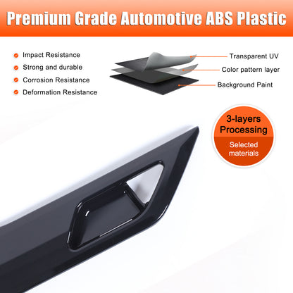 Glossy Black Interior Door Bowl Panel Trim Cover For Lexus GX550 2025+ 5