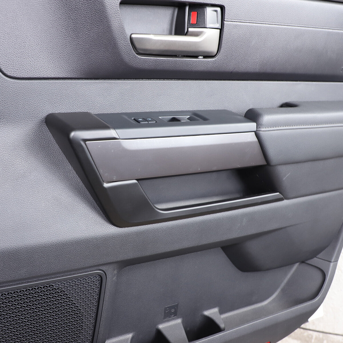 Matte Black ABS Interior Decoration Cover Trim Kit For Toyota Tundra 2022-26 US - Variants 21-25 29