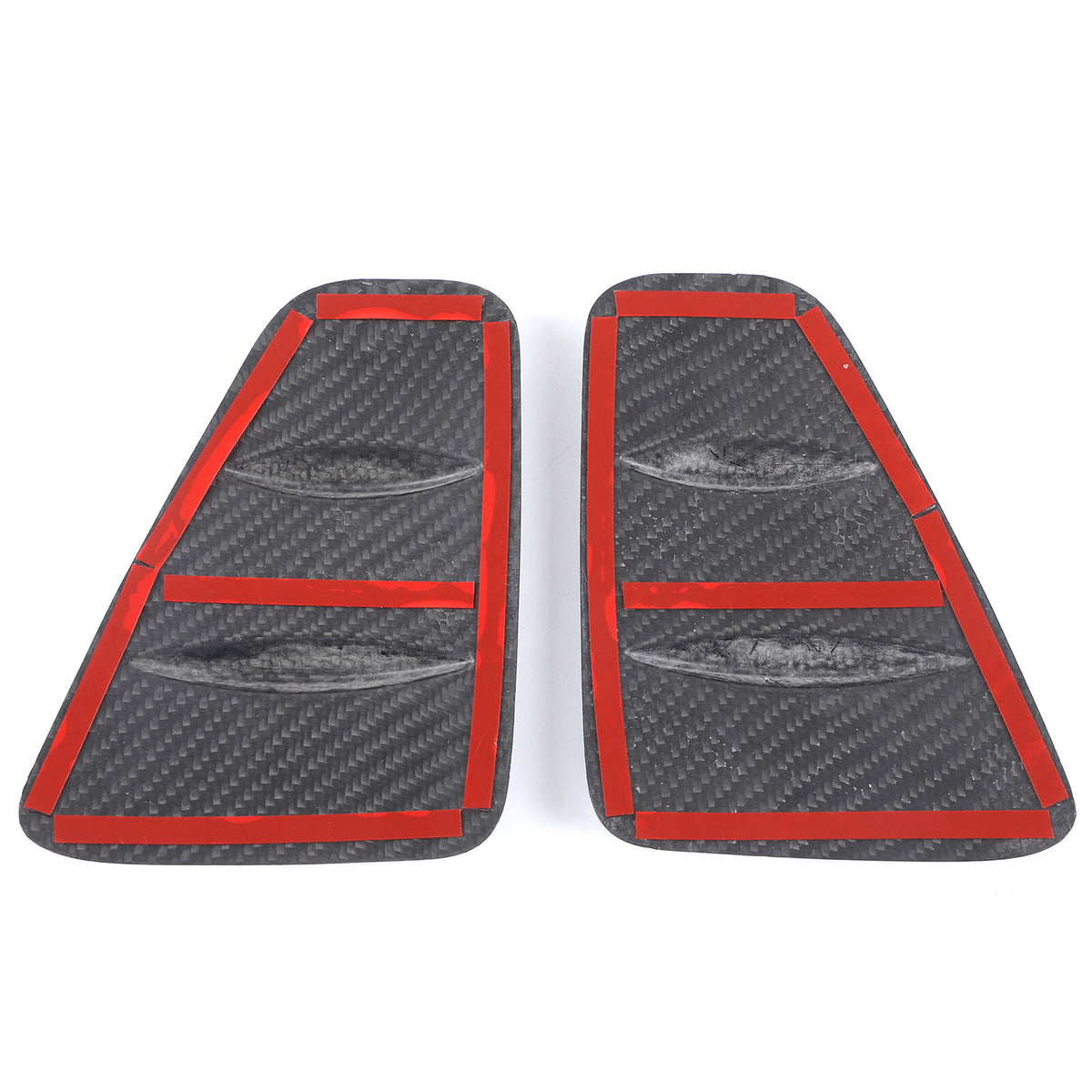 Real Carbon Fiber Rear Taillight Panel Trim For Fiat 500 Abarth 595 695 2016+ 16